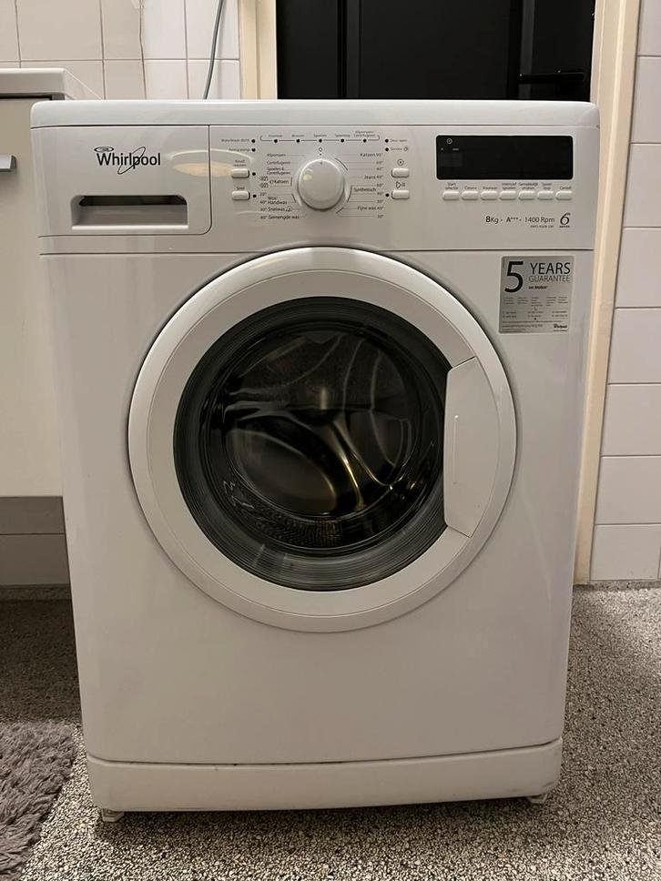 Whirlpool Wasmachine - Voorlader - 8kg, Witgoed en Apparatuur, Wasmachines, Gebruikt, Voorlader, 6 tot 8 kg, 85 tot 90 cm, 1200 tot 1600 toeren