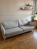 Bank 3-zits met poef, Huis en Inrichting, Ophalen, Gebruikt, Tweepersoons, 75 tot 100 cm