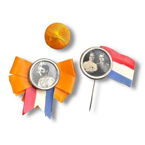 Set Nederlandse bevrijdingsspeldjes, Verzamelen, Militaria | Tweede Wereldoorlog, Landmacht, Embleem of Badge, Nederland, Ophalen of Verzenden