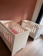 Witte ledikantjes 2x met matras, Kinderen en Baby's, Kinderkamer | Complete kinderkamers, Ophalen of Verzenden, Gebruikt, Jongetje of Meisje