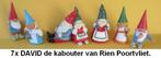 DAVID de kabouter van Rien Poortvliet 7 (6) figuurtjes, Verzamelen, Ophalen of Verzenden, Zo goed als nieuw, Overige typen