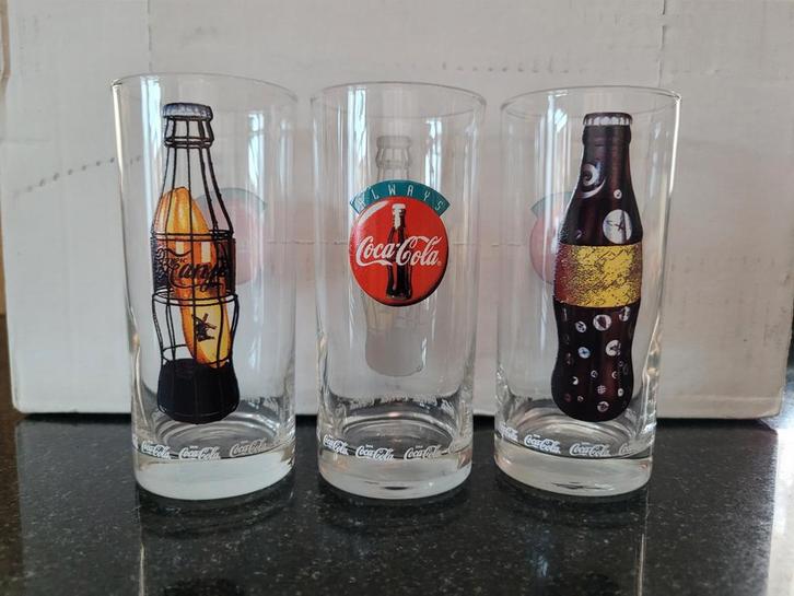 40 Coca Cola glazen - Nieuw in doos - Verzameling, Verzamelen, Glas en Borrelglaasjes, Nieuw, Frisdrankglas, Ophalen