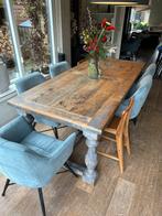 Brocante Tafel, Ophalen, Gebruikt, 100 tot 150 cm, 200 cm of meer