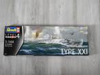 Revell Type XXI  U-boot, Hobby en Vrije tijd, Modelbouw | Boten en Schepen, Ophalen of Verzenden, Nieuw, 1:50 tot 1:200, Revell