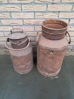 Oude melkbus, melkbussen, decoratief, Ophalen