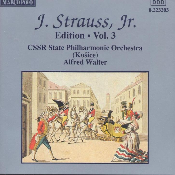 J. Strauss Jr.  Edition  Vol.3, Cd's en Dvd's, Cd's | Klassiek, Zo goed als nieuw, Orkest of Ballet, Romantiek, Ophalen of Verzenden