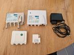 Technetix COAX Signaal Versterker + Splitters, Ophalen of Verzenden, Gebruikt, Minder dan 2 meter, Tv-kabel