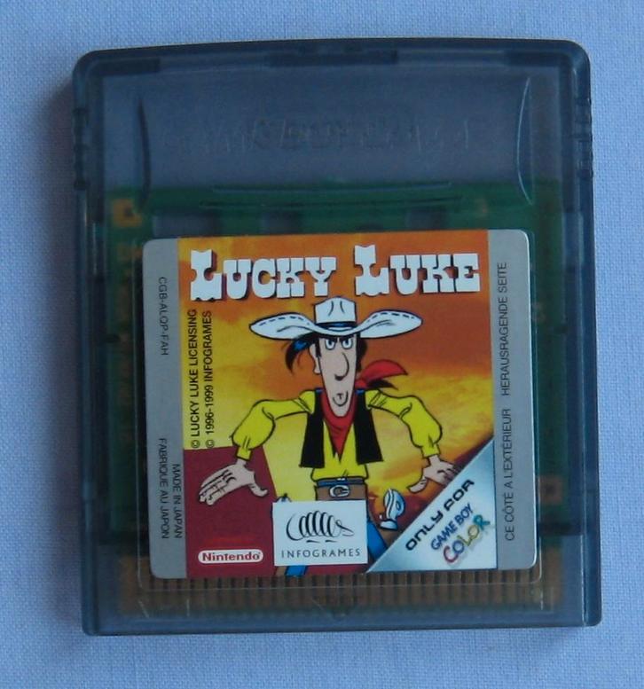Lucky Luke voor Game Boy Color (GBC ALQP-FAH), Spelcomputers en Games, Games | Nintendo GameCube, Zo goed als nieuw, Sport, 1 speler