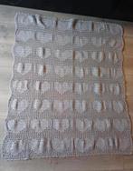 Gehaakt dekentje/sprei hartjes babybedje, Ophalen of Verzenden, Zo goed als nieuw, 100 cm of meer, Deken
