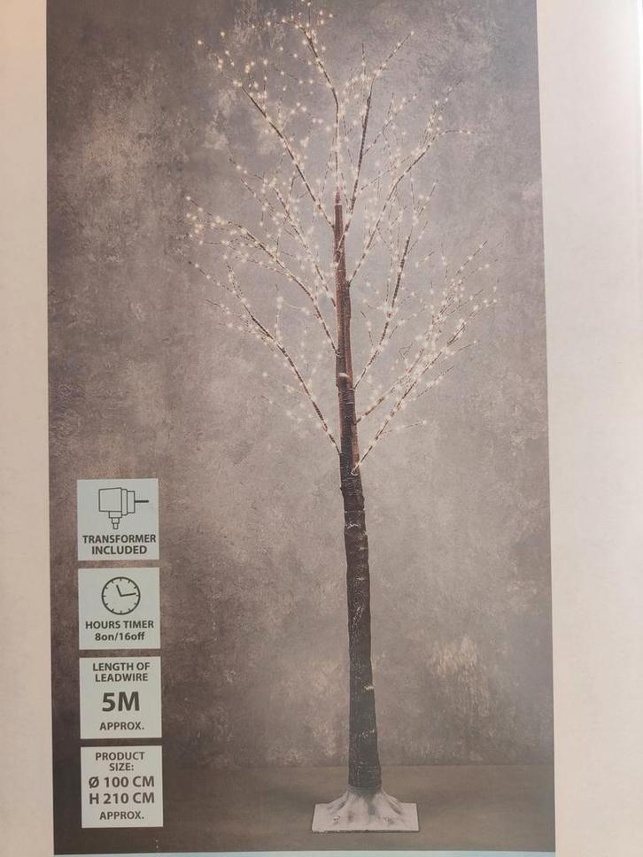 Verlichte kerstboom 🎄 - 750 LED's met Tijdsklok, Diversen, Kerst, Ophalen of Verzenden