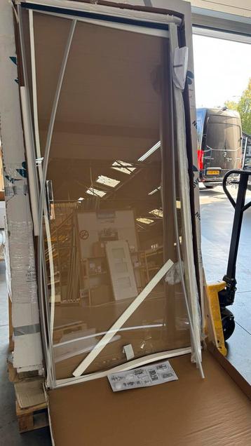 Nieuwe Novellini Douchedeur Glas/Chrome 200x90cm beschikbaar voor biedingen