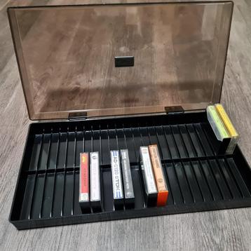 Maxell original vintage opbergbox voor 46 cassettebandjes . beschikbaar voor biedingen