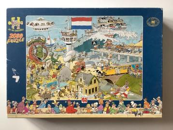 Puzzel 2000 Jan van Haasteren Ter Land Ter Zee in de Lucht beschikbaar voor biedingen