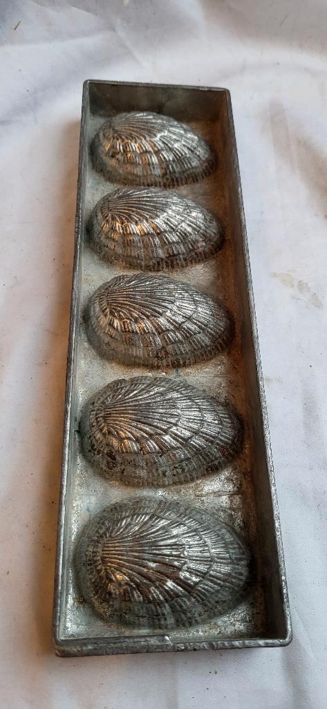 Antieke chocoladevorm: Schelpen (Anton Reiche Dresden), Antiek en Kunst, Curiosa en Brocante, Ophalen of Verzenden