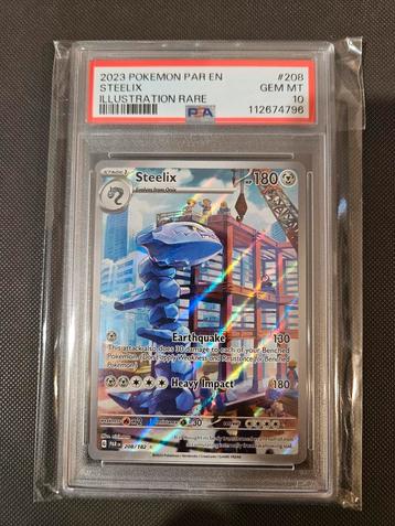 Steelix Illustration Rare PSA 10 - Pokémon PAR EN beschikbaar voor biedingen