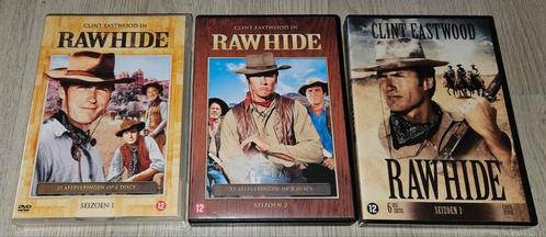 Rawhide (Clint Eastwood) - Seizoen 1, 2 en 3 - 18 DVDs, Cd's en Dvd's, Dvd's | Tv en Series, Zo goed als nieuw, Actie en Avontuur
