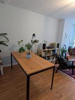 Hout eettafel, Huis en Inrichting, Tafels | Eettafels, Ophalen, Eikenhout, 50 tot 100 cm, Zo goed als nieuw