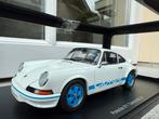 1:18 Porsche 911 Carrera RS 2.7 wit-blauw 1973 Autoart 78052, Auto, Autoart, Ophalen of Verzenden, Zo goed als nieuw