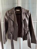 Leren jas mt. 34, Kleding | Dames, Jassen | Zomer, Ophalen of Verzenden, Zo goed als nieuw, Maat 34 (XS) of kleiner, Bruin