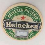 Oude vintage opener Heineken, formaat bierviltje, Ophalen of Verzenden, Zo goed als nieuw, Flesopener, Heineken
