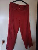 ART broek stretch rood  met lange rits maat xl wijde pijpen, Maat 46/48 (XL) of groter, Ophalen of Verzenden, Zo goed als nieuw