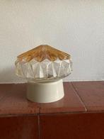 Antieke glazen aparte zee-egel stekel lamp gekleurd glas, Antiek en Kunst, Ophalen of Verzenden