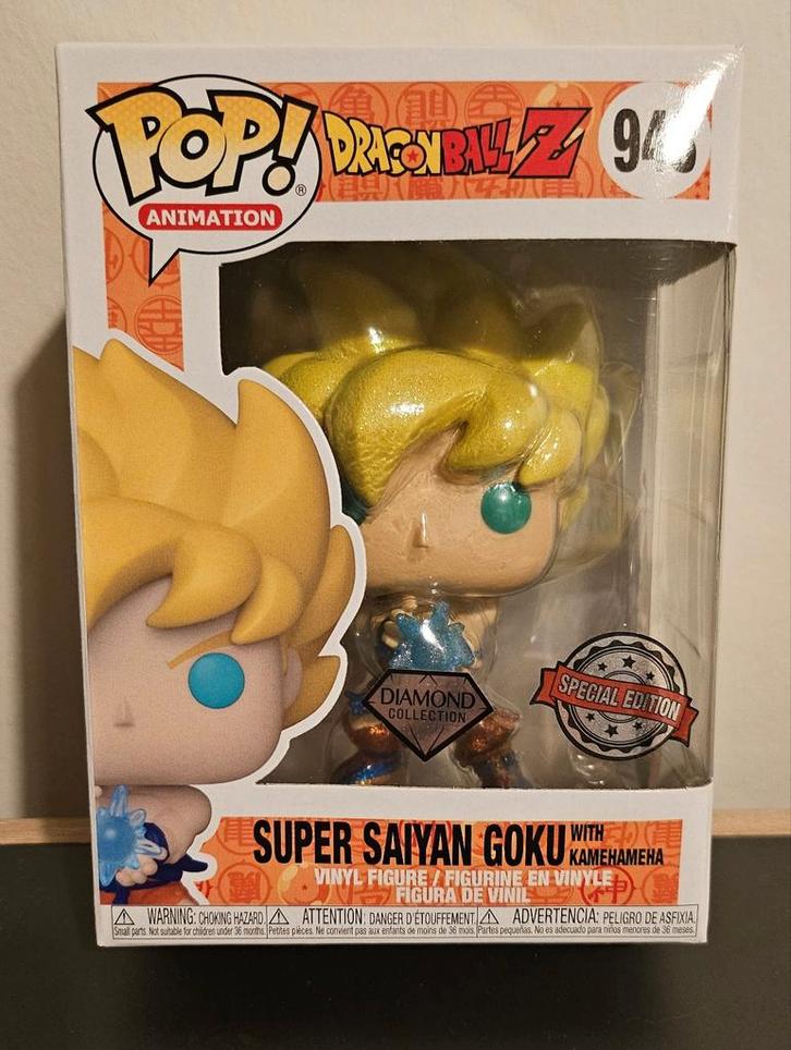 Funko POP! Dragonball Z Super Saiyan Goku + gratis protector, Verzamelen, Poppetjes en Figuurtjes, Nieuw, Verzenden