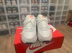 Nike Air Max 1 Pure Platinum Orange - Maat 46, Wit, Nike, Ophalen of Verzenden, Sneakers of Gympen