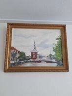 Schilderij van : Accijnstoren te Alkmaar ...Zeer Goede Staat, Ophalen of Verzenden