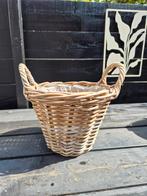 Mooie rieten bloembak bloempot plantenbak, Ophalen of Verzenden, Rond, Minder dan 30 cm