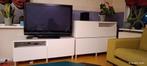 Ikea Bestå, wit, hoogglans, Ophalen, Gebruikt, Glas, 50 tot 100 cm