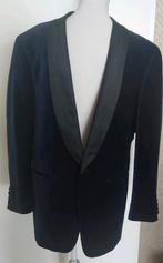 Smoking colbert velvet blauw met zwart satijn maat 48 ZGAN, Kleding | Heren, Kostuums en Colberts, LIV, Ophalen of Verzenden, Zo goed als nieuw