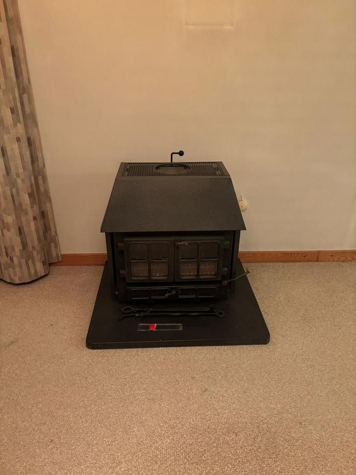 Stovax Darby Houtkachel - Klassieke Warmte!, Huis en Inrichting, Kachels, Gebruikt, Vrijstaand, Houtkachel, Hout, Ophalen