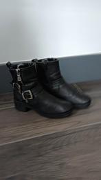 Stoere bikerboots met gespen maat 37, Zwart, Lage of Enkellaarzen, Ophalen of Verzenden, 5th Avenue