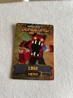 Minecraft Dungeons Arcade Kaart - Loge Hero, Verzamelen, Speelgoed, Ophalen of Verzenden, Zo goed als nieuw