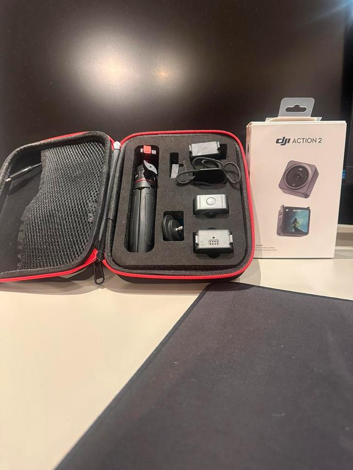 DJI Action 2 Dual-Screen Power Combo, Audio, Tv en Foto, Actiecamera's, Zo goed als nieuw, Overige merken, Ophalen of Verzenden
