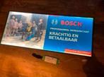 Bosch lichtzuil, Verzamelen, Merken en Reclamevoorwerpen, Ophalen, Zo goed als nieuw, Reclamebord