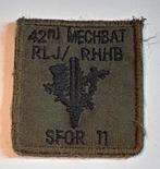 Borstembleem sfor 11 van 42 BLJ, Verzamelen, Militaria | Algemeen, Ophalen of Verzenden, Landmacht, Nederland, Embleem of Badge