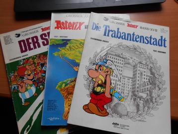 3 duitstalige sofcovers Asterix & Obelix beschikbaar voor biedingen