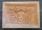 Anno 1702 Wapen Tegel Haardsteen Gevelsteen Muursteen Kachel, Antiek en Kunst, Ophalen of Verzenden