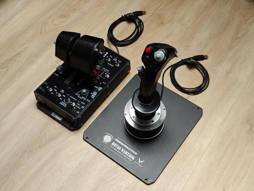 Thrustmaster HOTAS Warthog Joystick en Throttle, Computers en Software, Joysticks, Gebruikt, Ophalen