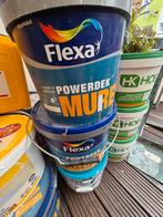 Verf en Sierpleister - Flexa & HK Hoeka - Diverse Kleuren, Gebruikt, Overige kleuren, 5 tot 10 liter, Ophalen of Verzenden