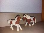 Schleich Shetlander merie 13297 en veulen 13608, Ophalen of Verzenden, Zo goed als nieuw, Paard, Beeldje of Figuurtje