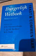 Burgerlijk Wetboek - Tekst & Commentaar, Boeken, Ophalen of Verzenden, Alpha, J.H. Nieuwenhuis, C.J.J.M. Stolker, W.L. Valk, WO