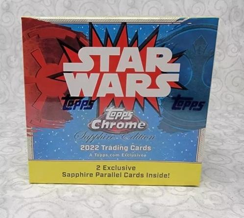2022 Topps Star Wars Chrome Sapphire Edition Hobby Box, Verzamelen, Star Wars, Nieuw, Overige typen, Verzenden