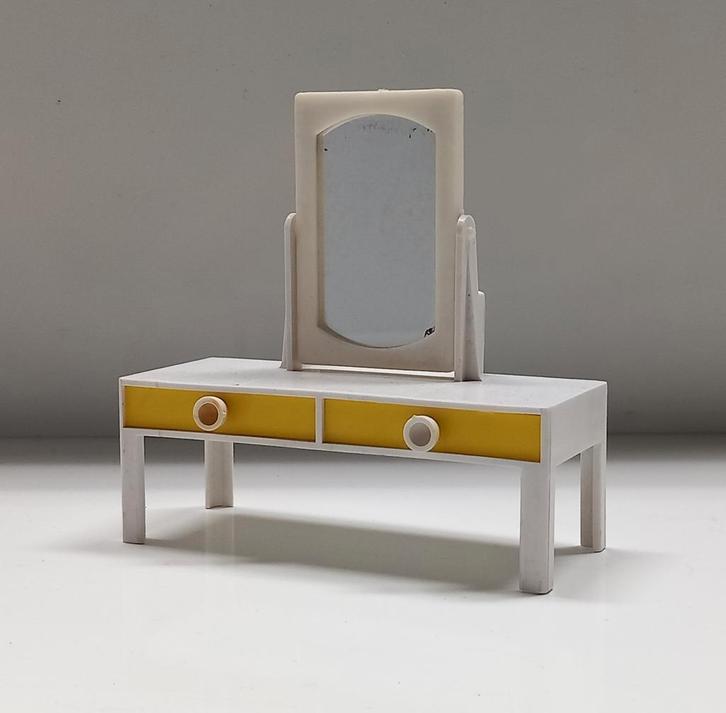 Poppenhuis kaptafel, Kijk, Kies en Koop!, Verzamelen, Poppenhuizen en Toebehoren, Gebruikt, Gebruiksvoorwerp, Ophalen of Verzenden