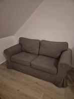 Ektorp 2-zitsbank Hakebo donkergrijs / extra witte hoes, Huis en Inrichting, Banken | Sofa's en Chaises Longues, Ophalen, Tweepersoons