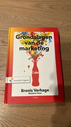 NIEUW- Bronis Verhage - Grondslagen van de marketing, Nieuw, Ophalen of Verzenden, Bronis Verhage; Marjolein Visser