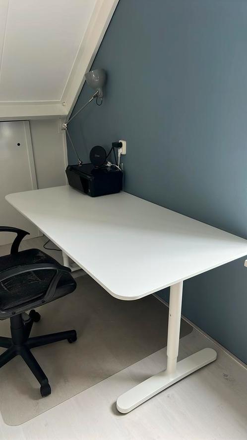 Bureau Bekant Ikea 160x80cm, Huis en Inrichting, Bureaus, Zo goed als nieuw, Ophalen