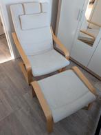 Comfortabele Ikea stoel met voeten bank., Ophalen, Eén